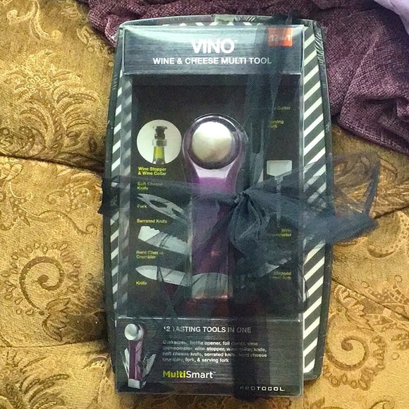 Gift Set🎁12 in 1 wine & cheese tool + cutting board - Picture 1 of 10